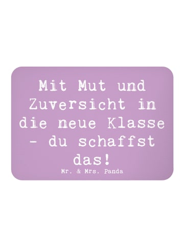 Mr. & Mrs. Panda magnet Spruch Erster Schultag Mut und Zuversich... in Lavendeltraum