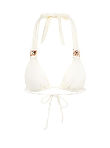 Moda Minx Bikini Top Amour Triangle in Beige