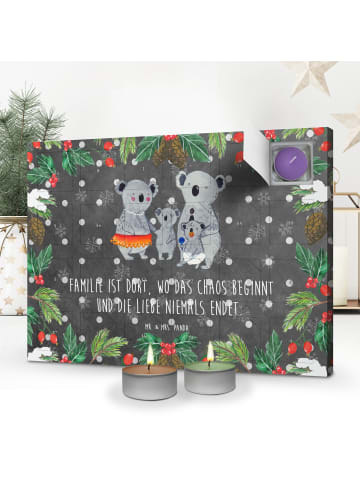 Mr. & Mrs. Panda adventskalender mit kerzen Koala Familie mit Sp... in Kreidetafel