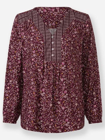 WITT WEIDEN Tunika in burgund-mauve-bedruckt