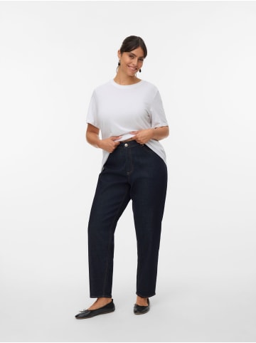 Vero Moda Mom Jeans in Dark Blue Denim