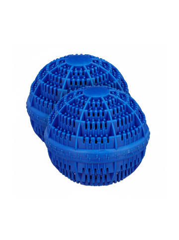 relaxdays 2x Waschball in Blau