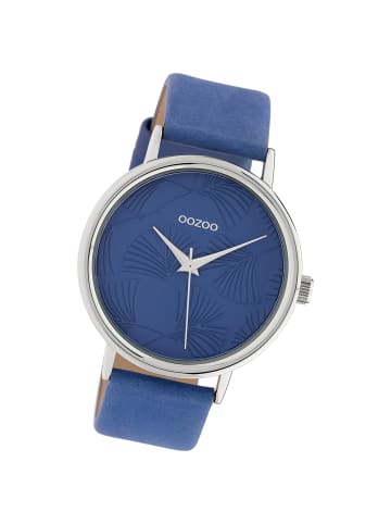 Oozoo Armbanduhr Oozoo Timepieces blau groß (ca. 42mm)