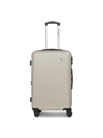 Check.In Paradise 2.0 4 Rollen Trolley M 68 cm mit Dehnfalte in eggshell