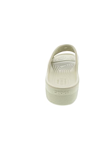 Crocs Classic Platform Slide Pantolette Beige