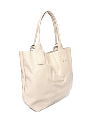 Carla Ferreri Henkeltasche in Beige
