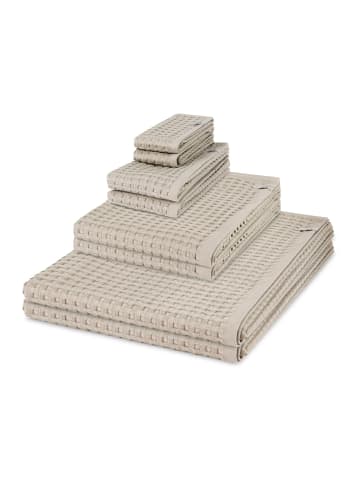Möve 2 X Seif- 2 X Gäste- 2 X Dusch- 2 X Handtuch im Set Piquee in Cashmere