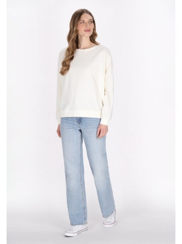 DreiMaster Maritim Women Sweatshirt in offwhite melange