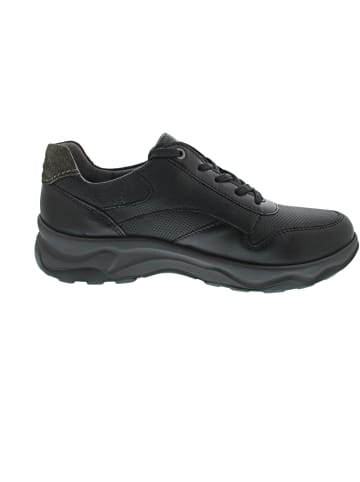 WALDLÄUFER H-Max sportlicher Schnürer Schwarz