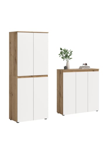 ebuy24 Schlafzimmer-Set Scarpa (2-teilig) Weiß 190 x 37 cm