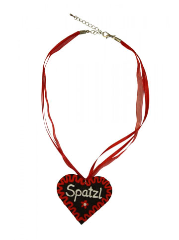 Edelnice Halskette Spatzl in rot