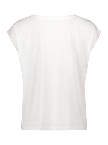 CARTOON Rundhals-Shirt mit Placement in Cream/Mint