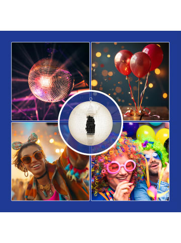 relaxdays Discokugel in Champagner - Ø 40 cm