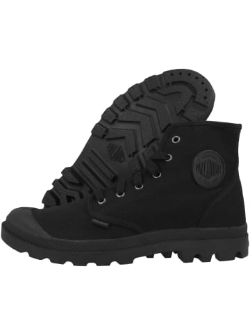 Palladium Schnürboots Pampa Hi in schwarz