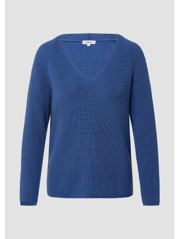 s.Oliver Strickpullover in 5527_blau