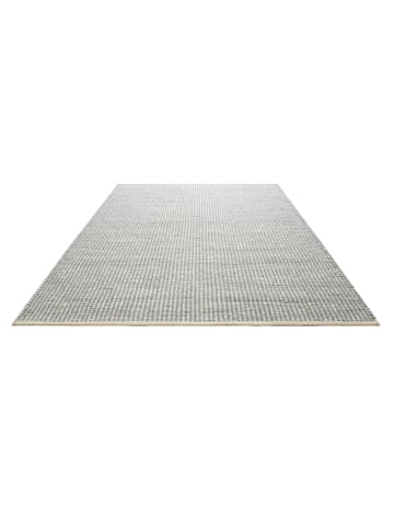Green Looop Handweb-Teppich Toulouse in mintgrün beige