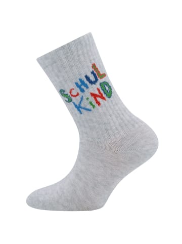 ewers Socken Schulkind in hellsilber meliert