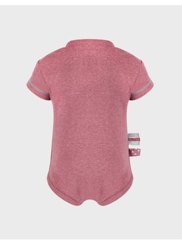 OrganicEra Baby Kurzarm-Body in Bordeaux Melange