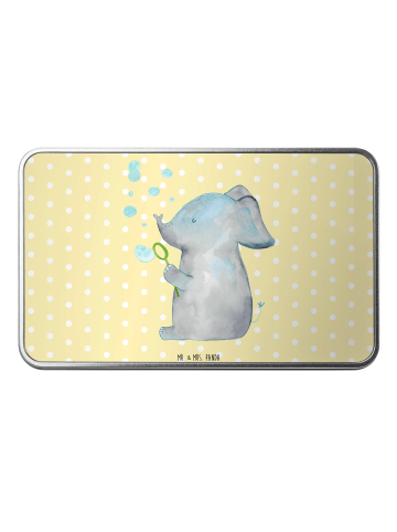 Mr. & Mrs. Panda Geschenkbox Elefant Seifenblasen ohne Spruch in Gelb Pastell
