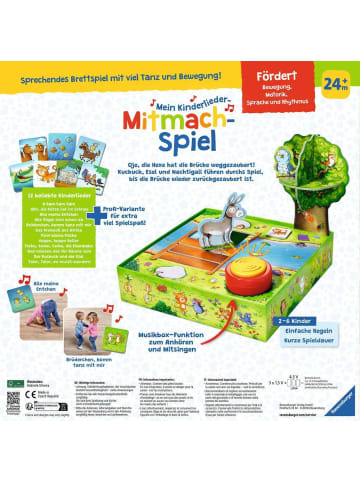 Ravensburger Aktionsspiel ministeps Mein Kinderlieder-Mitmachspiel - ab 24 Monate Ab 24 Monate in bunt