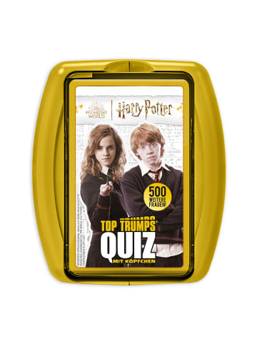 Winning Moves Top Trumps Quiz - Harry Potter Hogwarts Quizspiel Wissensspiel in bunt