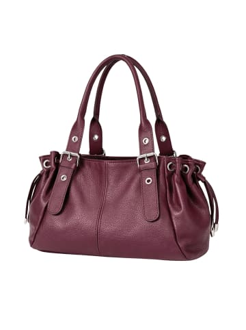 collezione alessandro Schultertasche " Bergamo " in bordeaux