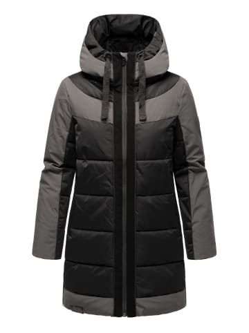 Navahoo Steppjacke Samtkätzchen in Black