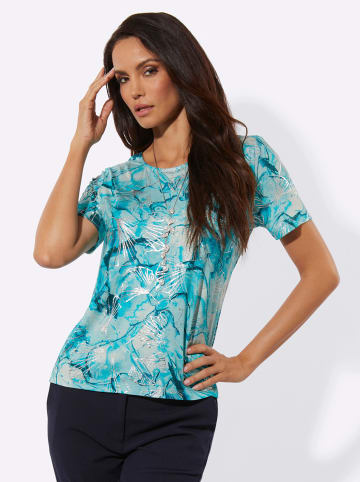 creation L Kurzarmshirt in topas-bedruckt