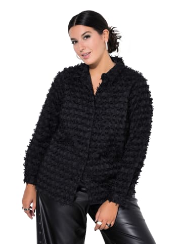 Studio Untold Hemdbluse in schwarz