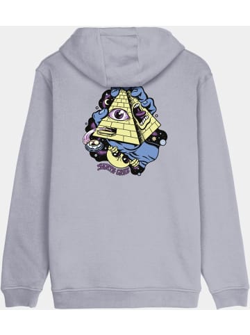 Santa Cruz Hoodie "Knibbs Invasion Hand Hood" in Grau