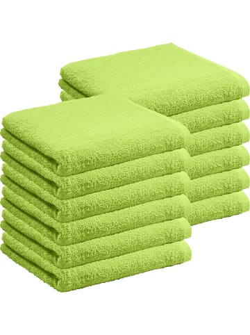 REDBEST Frottier Handtuch 12er-Pack Oceanside in apfelgrün