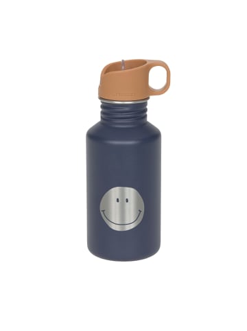 Lässig Lässig Trinkflasche Kinder - Edelstahl Little Gang Smile, navy