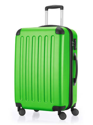 Hauptstadtkoffer Spree - Mittelgroßer Koffer Hartschale Trolley 65 cm, TSA, 74 L in Apfelgrün