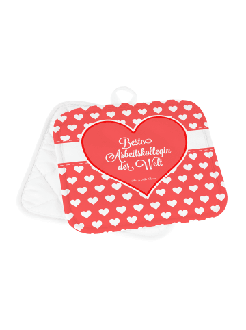 Mr. & Mrs. Panda Topflappen Arbeitskollegin mit Spruch in Keine Angabe