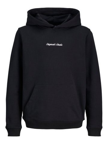 JACK & JONES Junior Kapuzenpullover in Black