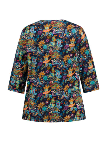 Ulla Popken Longshirt in navy multi