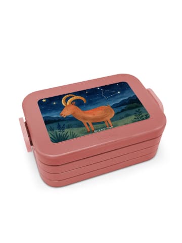 Mr. & Mrs. Panda Bento Box Sternzeichen Steinbock Design ohne Sp... in Rot Pastell