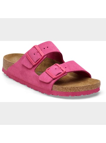 Birkenstock Sandale Arizona Suede Leather in Pink