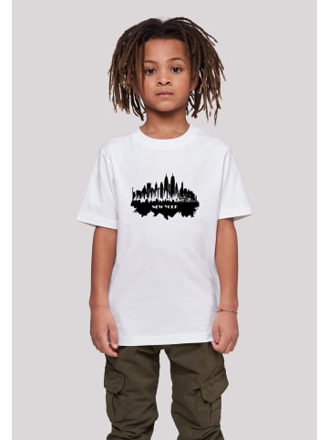 F4NT4STIC T-Shirt Cities Collection - New York skyline in weiß