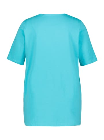 Ulla Popken Shirt in tiefes aqua