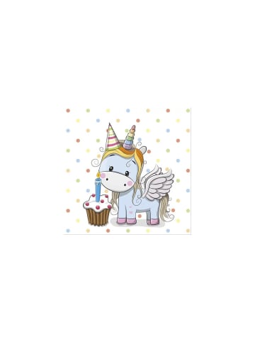 Einhorn Sweet Serviette 20 Stk 33x33 cm