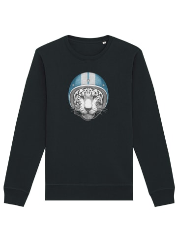 wat? Apparel Sweatshirt Racing Tiger in Schwarz
