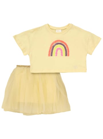 Miss 2tlg Set Shirt + Rock Miss in gelb