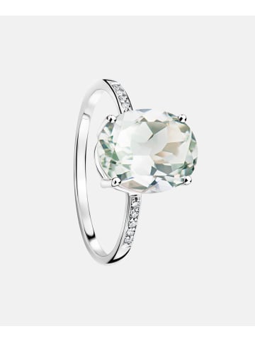 Diamant L'éternel Ring aus 375 Weißgold mit Diamant mit Amethyst