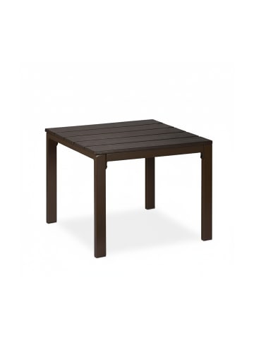relaxdays Balkon-Beistelltisch in Braun - (B)52 x (H)39 x (T)48 cm