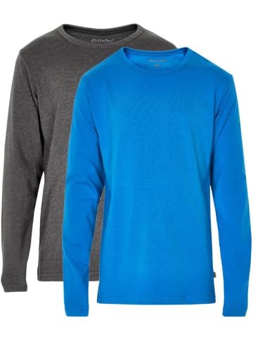 Minymo Kinder Longsleeve in Blau