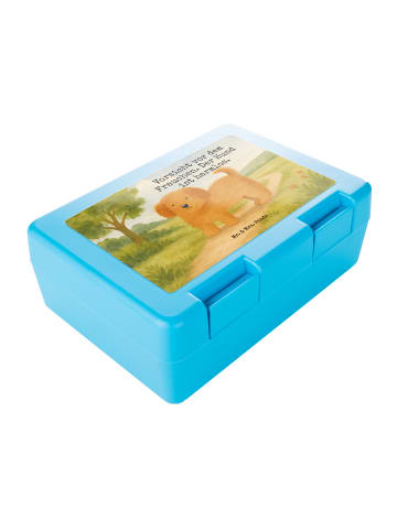 Mr. & Mrs. Panda Snackbox Hund Flauschig Design mit Spruch in Weiß