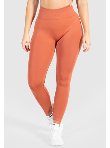 SMILODOX Leggings Amaze Scrunch Pro in Cognac