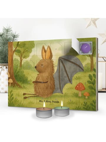 Mr. & Mrs. Panda adventskalender mit duftkerzen Fledermaus Sitze... in Weiß