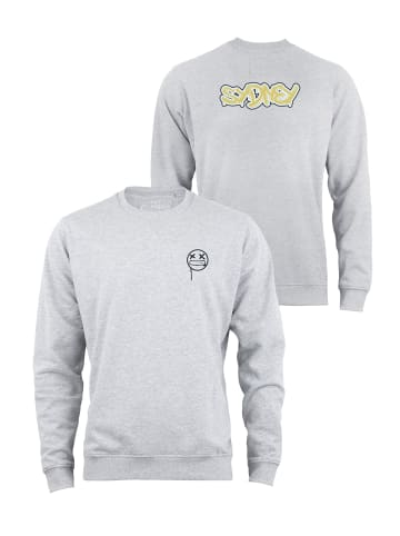 Cotton Prime® Street Art Sweatshirt "Sydney" - Weltenbummler Kollektion in Grau-Melange